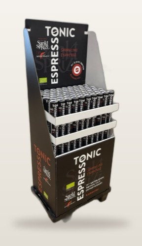 Press photo: Espresso Tonic POS display, cut-out
